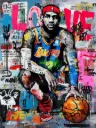 IPR Graph - "LeBron James" - Limited Edition Giclée Artwork on Canvas (2/5)
